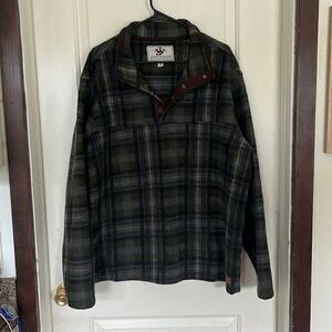 John Wayne flannel pull over